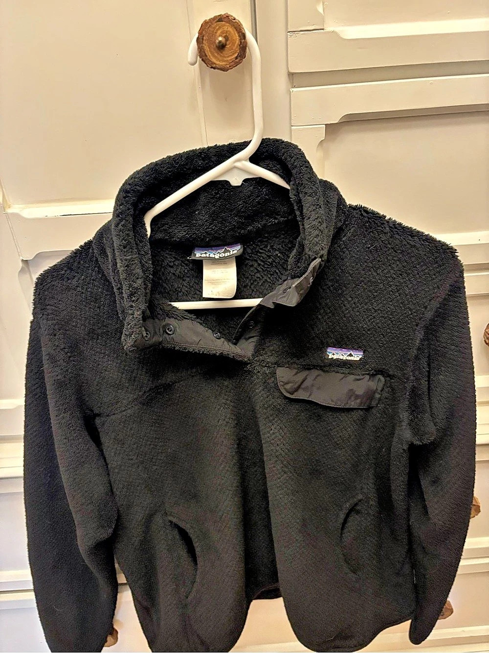 Patagonia Lightweight Synchilla Snap-T Fleece Pullover Black Fleece Pullover
